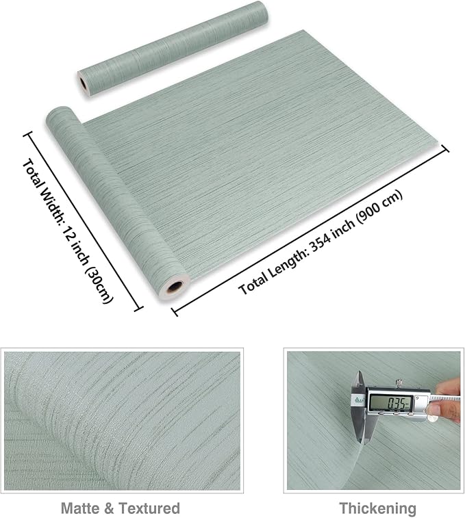 CRE8TIVE Mint Green Grasscloth Peel and Stick Wallpaper Faux Grasscloth Contact