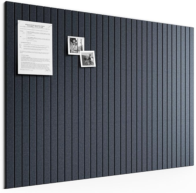 Bumusty Large Cork Board Alternative-48 x 36" Felt Bulletin Board Tiles