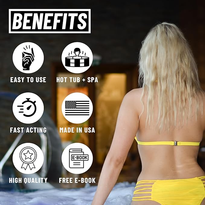 Hot Tub Metal Remover - Spa Metal Gone Hot Tub Cleaner, Metal Out Spa Remover for Hot Tub, Stain and Scale Control Cleaner Chemicals