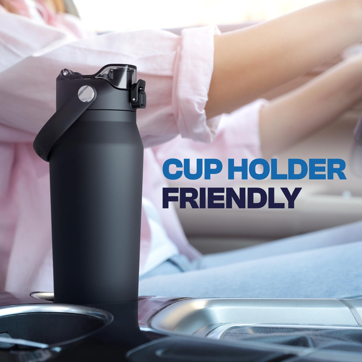 Frost Buddy 24oz Insulated Water Bottle with Straw & Chug Lid | Leak-Proof Stainless Steel | 24-Hours Cold | Sweat-Proof, Cup Holder Friendly | Ideal for Gym, Travel, Sports & Everyday Hydration