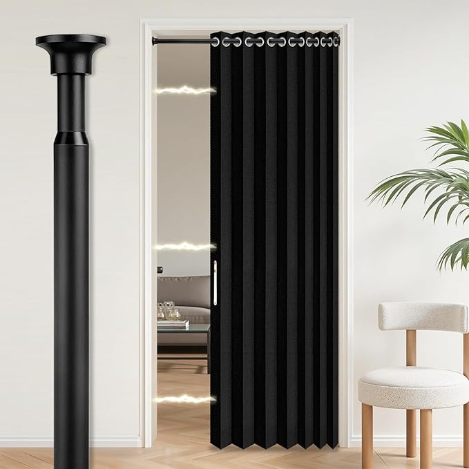 AJAZZ Blackout Sliding Door Curtains