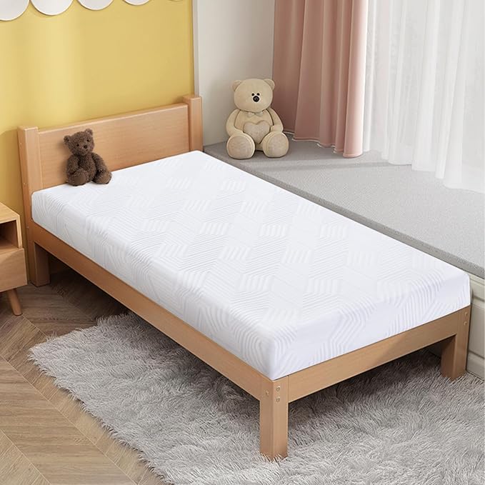 5 Inch Twin XL Mattress,Gel Memory Foam Mattress Bed Mattress in a Box,Medium Firm Mattresses for Pressure Relief,Twin XL Size Mattress for Kids,Bunk Bed,CertiPUR-US Certified