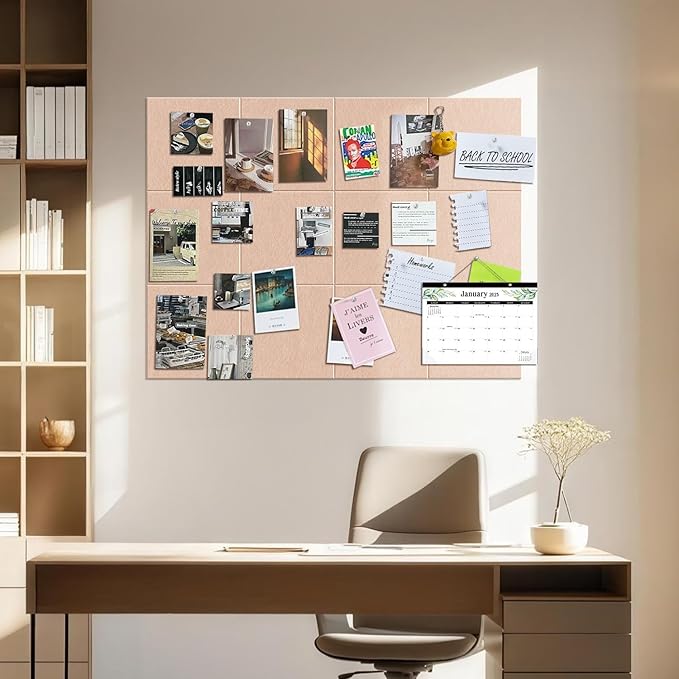 TSJOFFICE Large Cork Board for Wall