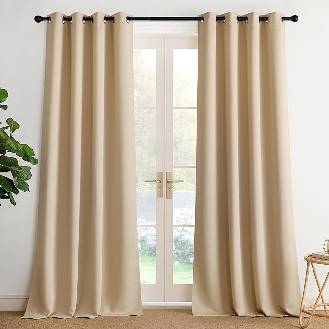 NICETOWN Biscotti Beige Light Blinds