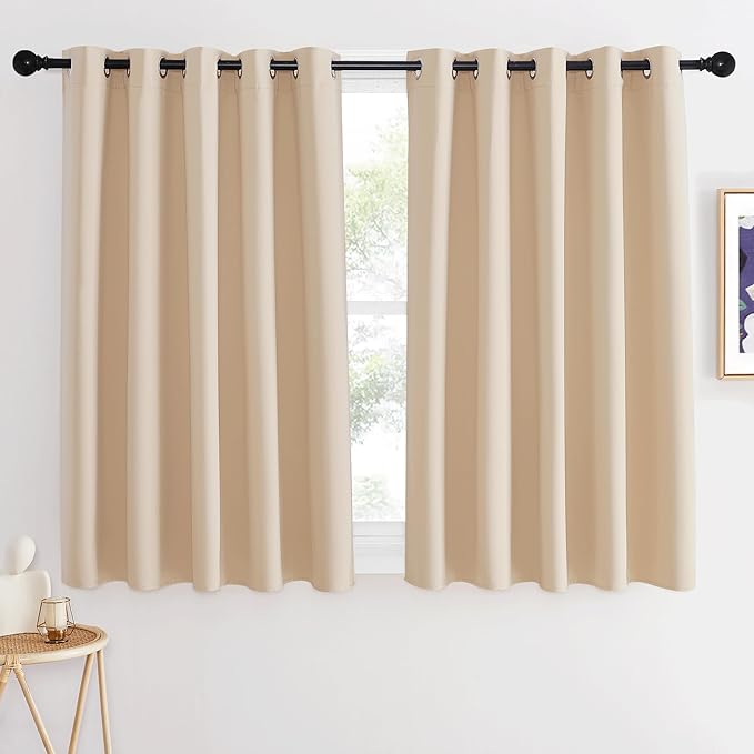 NICETOWN Bedroom Blackout Window Curtain 54 inches Length