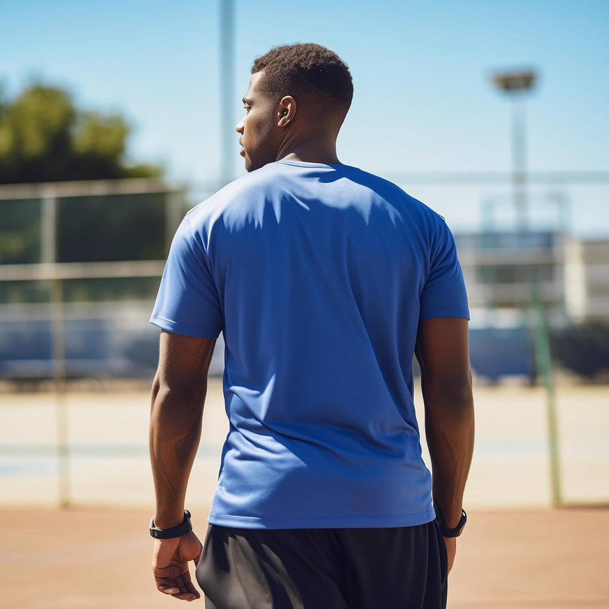 Skiennix Men's Quick-Dry Athletic T-Shirt - 5 Pack for Running & Gym Workouts | Short Sleeve Tees