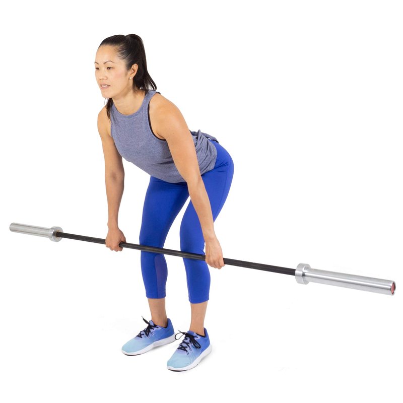ProsourceFit Olympic Barbell Multipurpose Weight Lifting Bar, 160k PSI, Womens