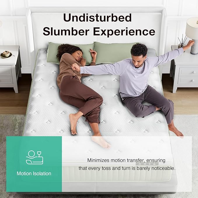 Novilla Twin Mattress for Kids, Twin Hybrid Mattress 10 Inch in a Box with Individual Pocketed Springs & Gel Memory Foam for Body Support & Back Pain Relief & Cool Night Sleep, CertiPUR-US Certified