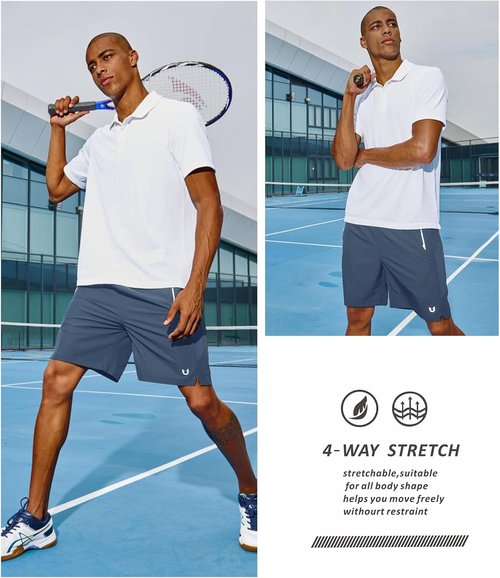 NORTHYARD Men's Athletic Running Shorts - Quick Dry Workout Gym Shorts | 5"/7"/9" Sizes
