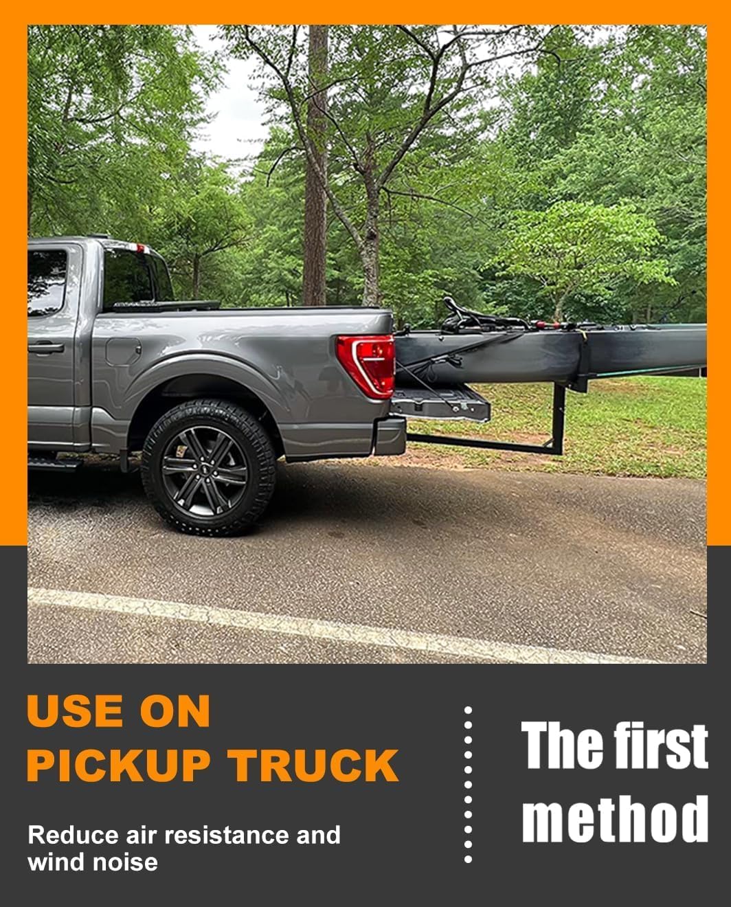 Skiennix RV Hitch Mount Kayak Rack - Adjustable Vertical Carrier for 2 Kayaks Up to 12' & 150LBS