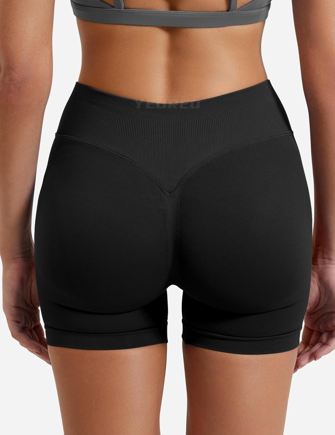 YEOREO SoftHue Women's Workout Gym Shorts - Hidden Scrunch Butt Lifting | Seamless Design, Multiple Lengths