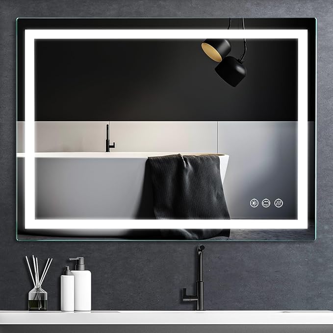 36x28 inch LED Lighted Bathroom Mirror