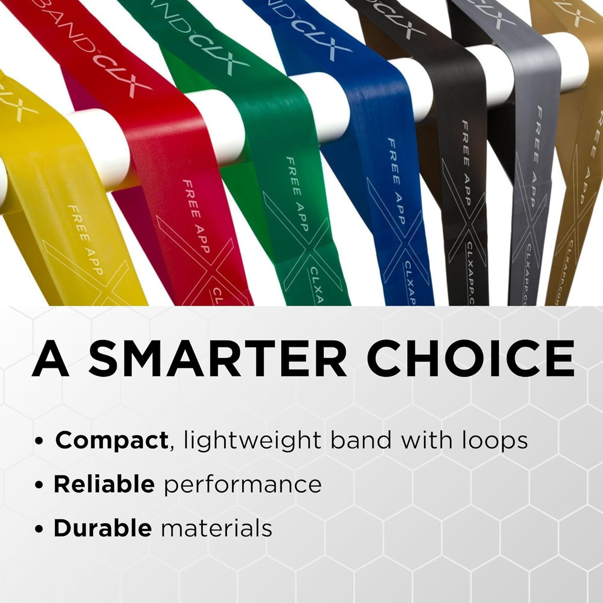 TheraBand CLX Resistance Band - 5-Foot Heavy Green Loop Band for Exercise, Mobility & Rehab