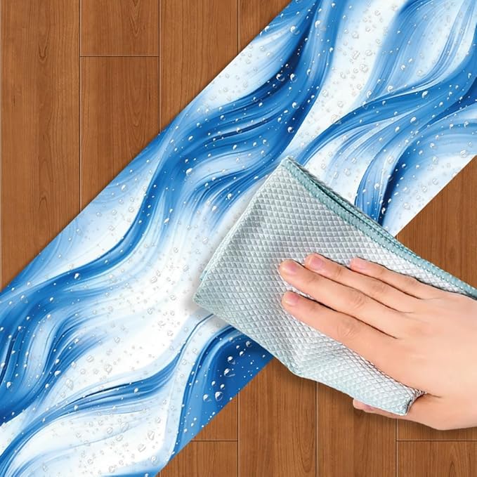 Ocean Wave Border Wallpaper Border Peel and Stick 196.9 x 3.9 Inch Ocean Waves