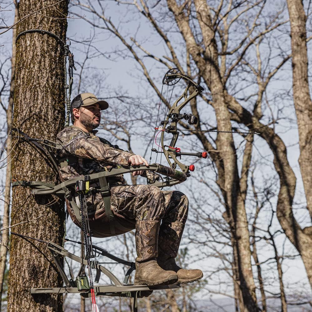 Viper SD Climbing Treestand by Summit Treestands - Lightweight Camo Design
