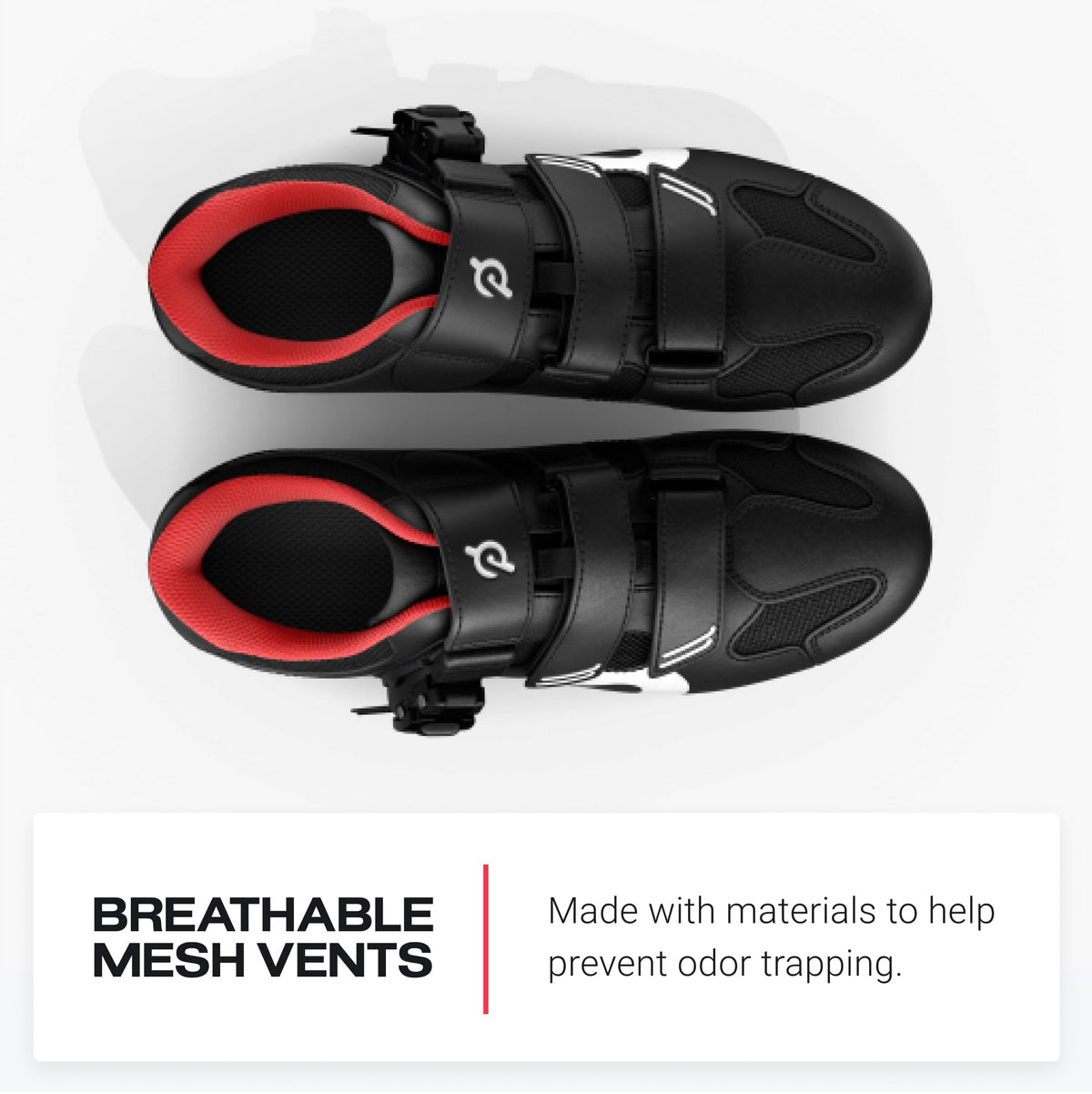 Peloton Unisex Adult Cycling Shoe, Black, Red, 13 Women/11 Men US