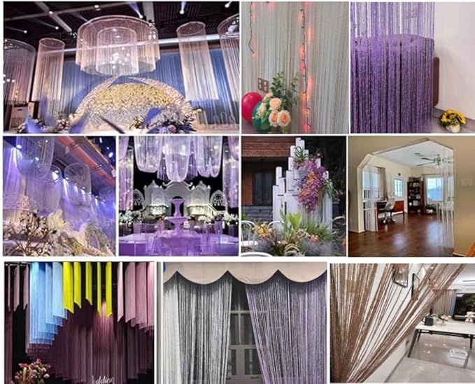 ave split Decorative Door String Curtain Wall Panel Fringe Window Room Divider