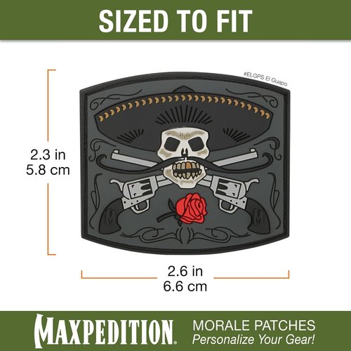 MAXPEDITION El Guapo Tactical Patch - Durable Embroidered Morale Badge