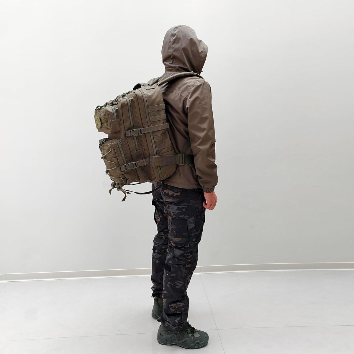 Skiennix Military Tactical Backpack - 3-Day Assault Pack with Molle System | Black, 38L Capacity