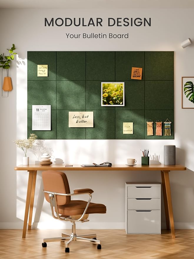 Bumusty Large Cork Board 36" x 24" Alternative