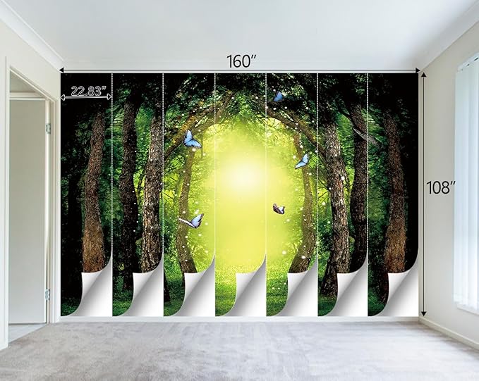 Classy Dream Butterfly Forest Tree Wallpaper