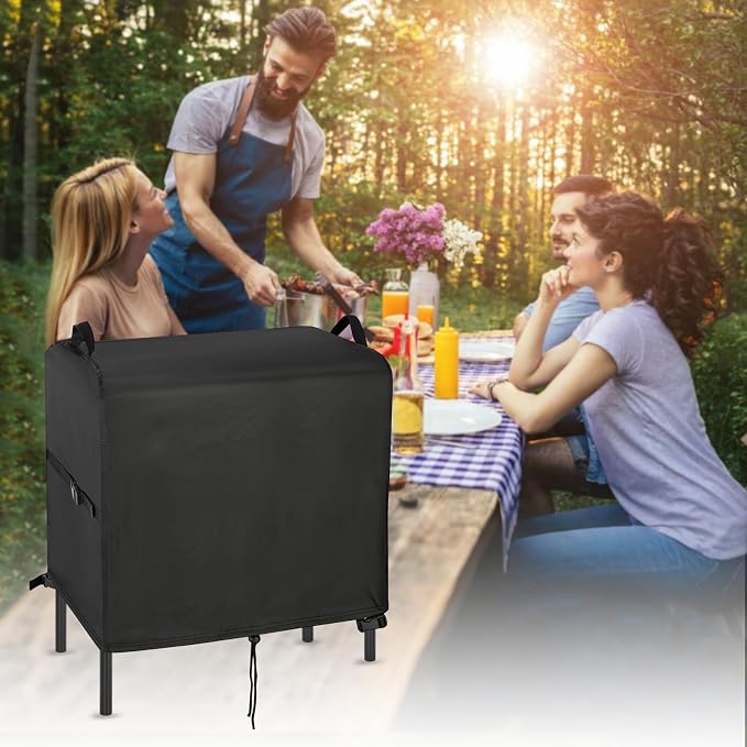 Stove Cover for VIVOHOME 2-Burner Propane Gas Stove, 31inch Outdoor Stove Covers Waterproof Heavy Duty for 2 Burners Camping Stoves-31”L x 18" W x 34" H