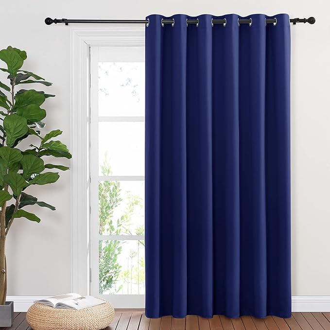 NICETOWN Sliding Glass Door Curtain Panel, Home Decoration Privacy & Noise