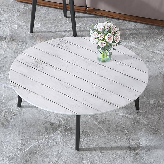 Abyssaly White Gray Wood Paper 17.71 in X 1003.9 in Self-Adhesive Removable
