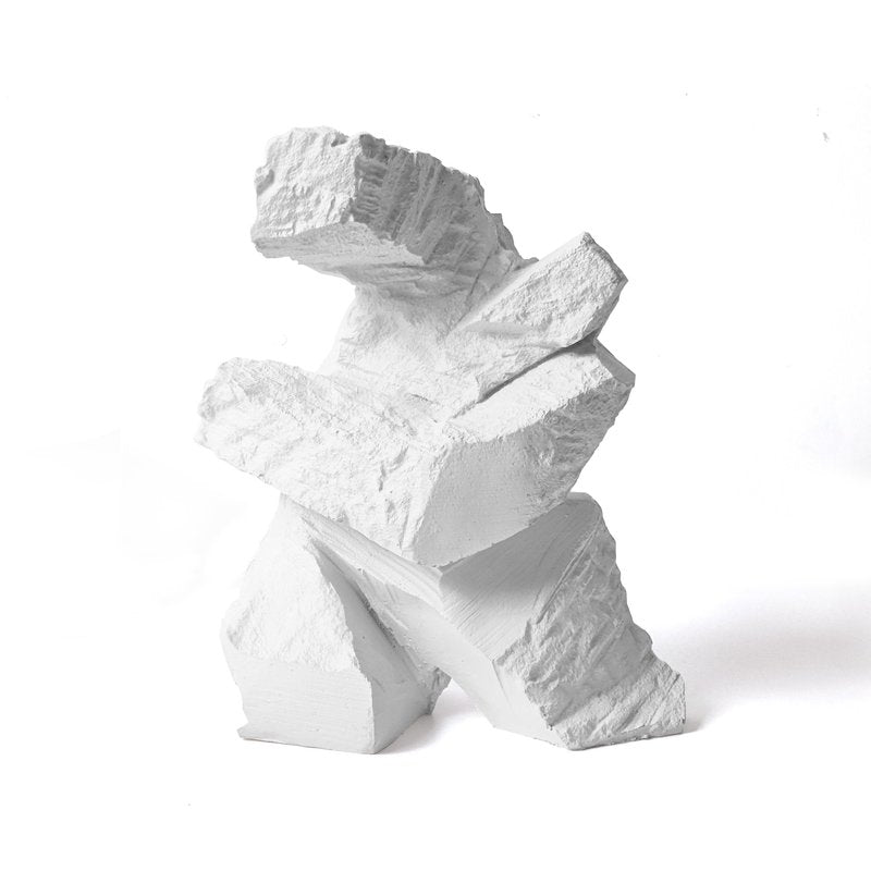 LOCZAR Statues for Home Decor, Tai Chi White Sculptures Home Decor Sumo Resin Figurine Abstract Art Unique for Living Room Office Shelf Side Table Entryway Decorations Eclectic Gamer Dancer Men Gifts