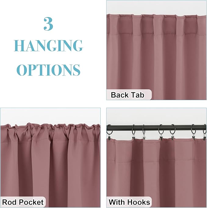 RYB HOME Kitchen Window Curtains