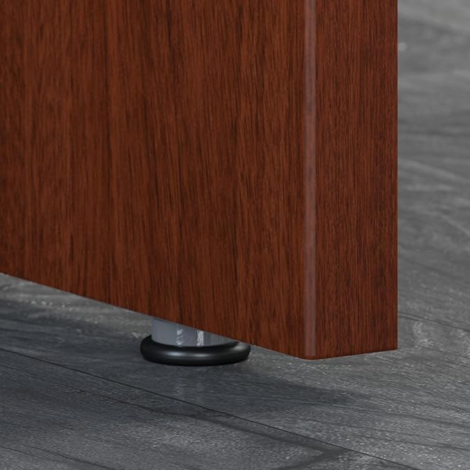 Bush Business Furniture Series C 60W x 24D Credenza Desk in Mahogany, Computer Table for Home or Professional Office