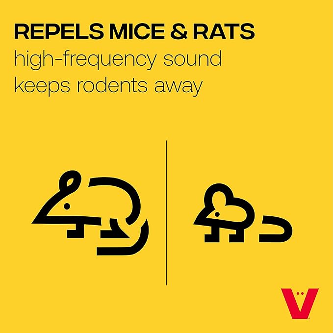 Victor PestChaser Pro Heavy-Duty Rodent Repeller - Ultrasonic Rodent Repeller for Indoors - Repel Mice and Rats - Use in Basement, Attic, Warehouse - M792