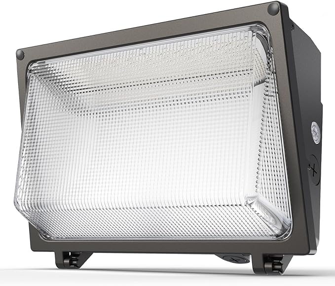 LED Wall Pack Light: 120W 18000LM Glass Lens Wall Pack Lights Outdoor LED