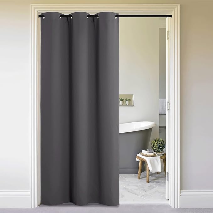 NICETOWN Closet Curtain for Bedroom Door Privacy, Faux Folding Accordion Doors
