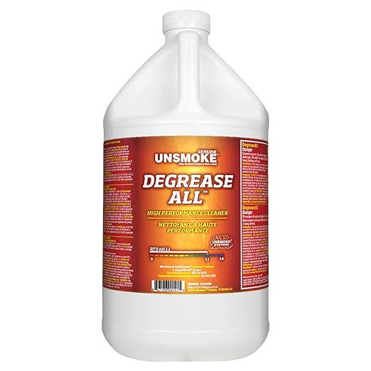Degrease-All High-Performance Degreaser and Multisurface Cleaner, Cleaning Solution for Grease Removal, 1-Gal Bottle