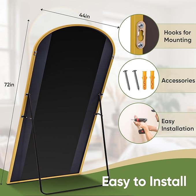 Full Length Mirror, Oversized Floor Mirrors, Leaning Free Standing Mirrors