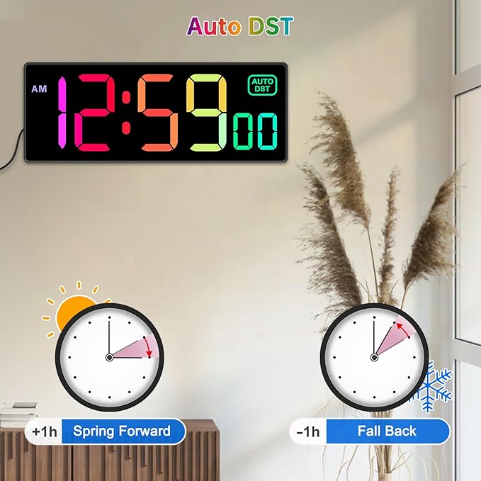 Soobest Digital Wall Clock