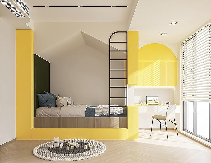Dimoon 236''x17.7'' Yellow Peel and Stick Wallpaper Contact Paper Modern Self
