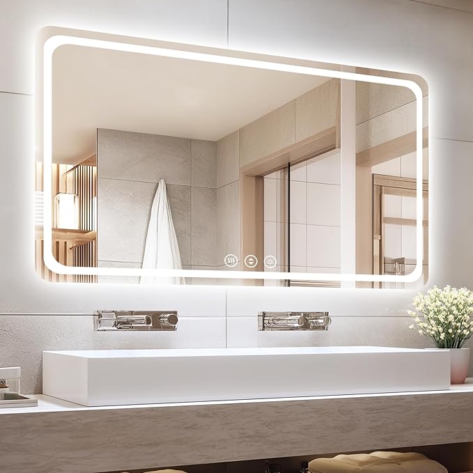 55" x 36" Led Bathroom Mirror