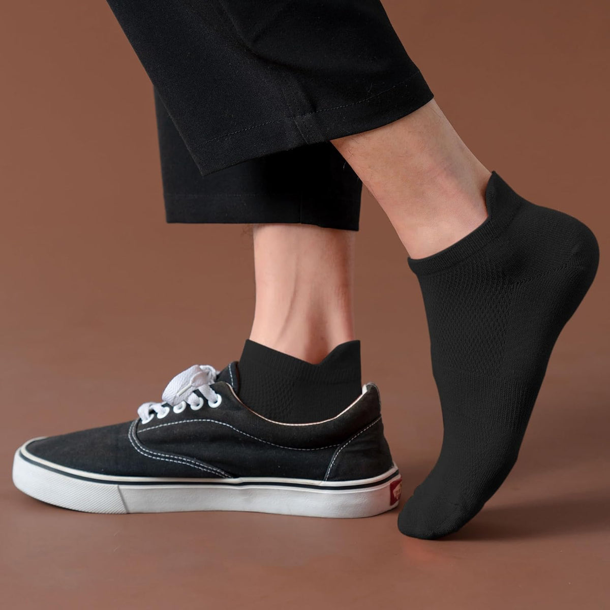 ACCFOD Women's Athletic Ankle Socks - Low Cut with Tab - 6 Pairs for Comfort & Performance
