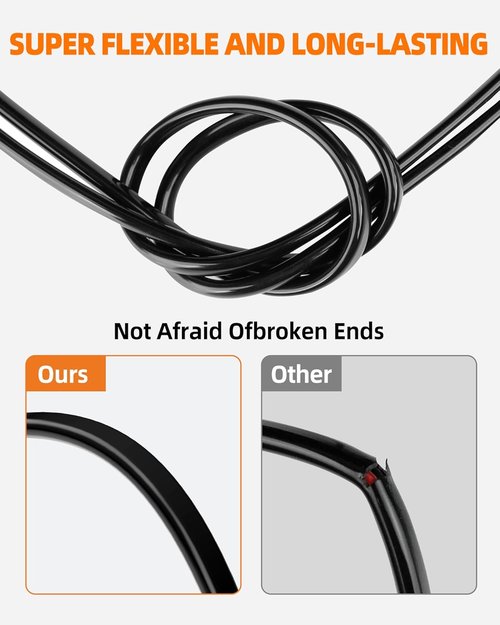 CONEPY 10 AWG 2 Conductor Electrical Wire - Flexible Oxygen-Free Tinned Copper | 30FT Length for Automotive & Marine Use
