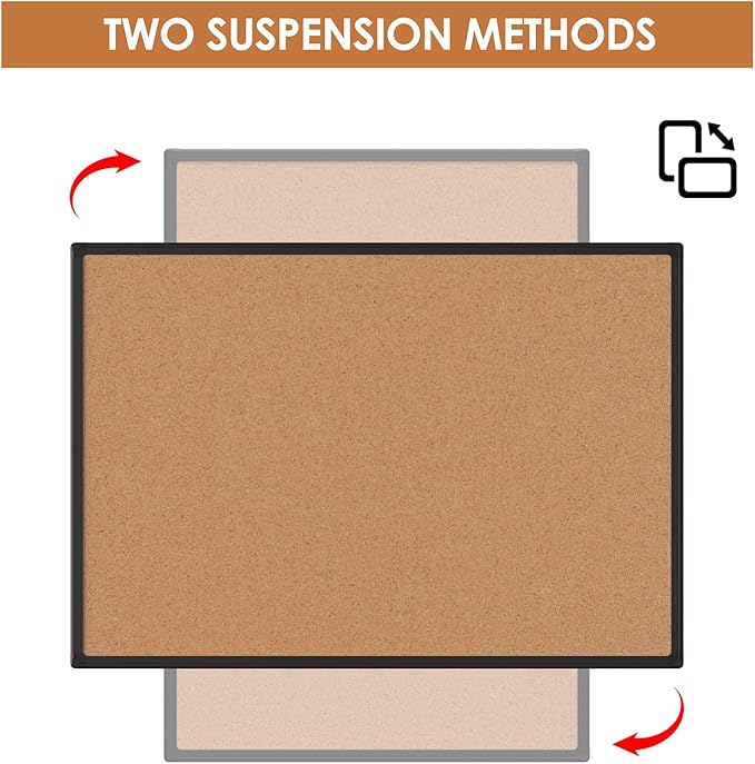 Cork Board Bulletin Board 48" x 36", Office Board