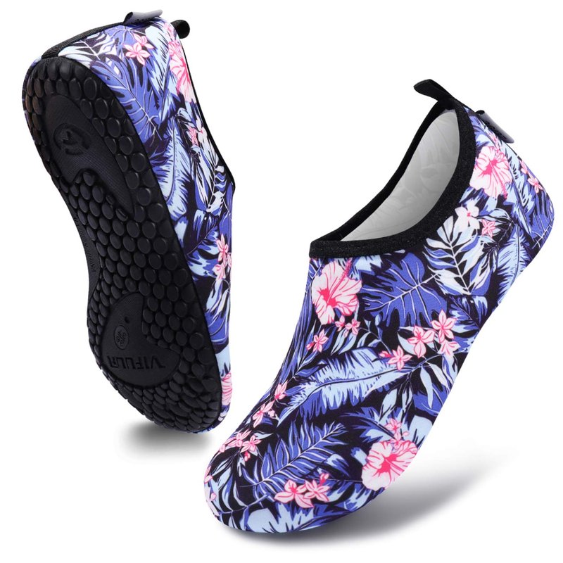 VIFUUR Water Sports Unisex Shoes Blue/Leaf - 11-12 W US / 9.5-10.5 M US (42-43)