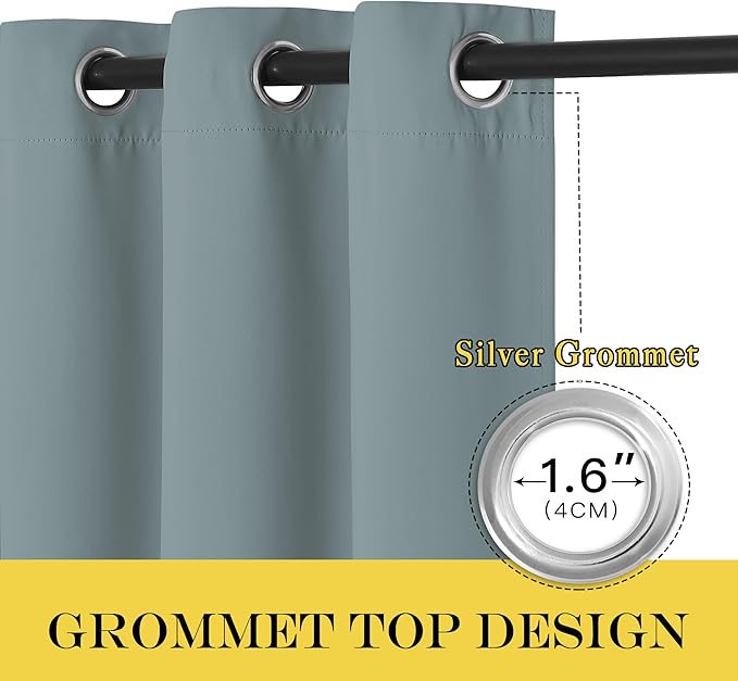 NICETOWN Extra Wide Patio Door Curtain 84 inch Long