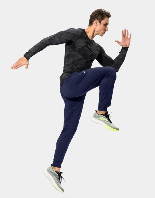 G Gradual Men's Athletic Sweatpants - Zipper Pockets for Training & Workouts | Joggers for Soccer & Running
