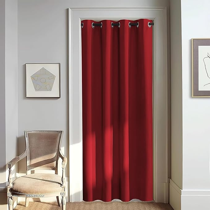 NICETOWN Door Curtain for Closet Doors 80 Inches Long 1 Panel, Room Divider