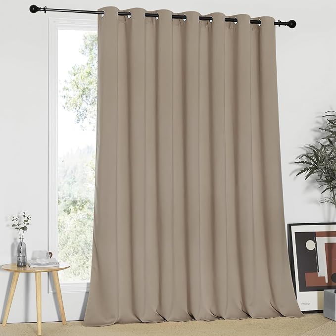 NICETOWN Blackout Patio Curtains 100 x 95 Inches Long