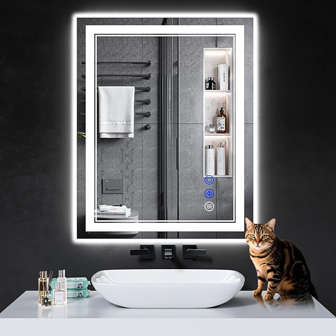 30"x24" LED Bathroom Mirror