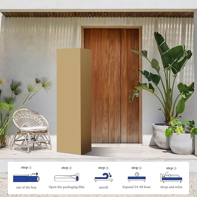 inight 14 Inch Full Size Mattress, Hybrid Full Mattress in a Box for Comfort Night, Gel Memory Foam Medium Firm Mattress with Wrapped Pocket Coils for Lumbar Support Pressure Relief, 180 Night Trial