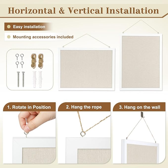 2-Pack Double-Sided Cork Board